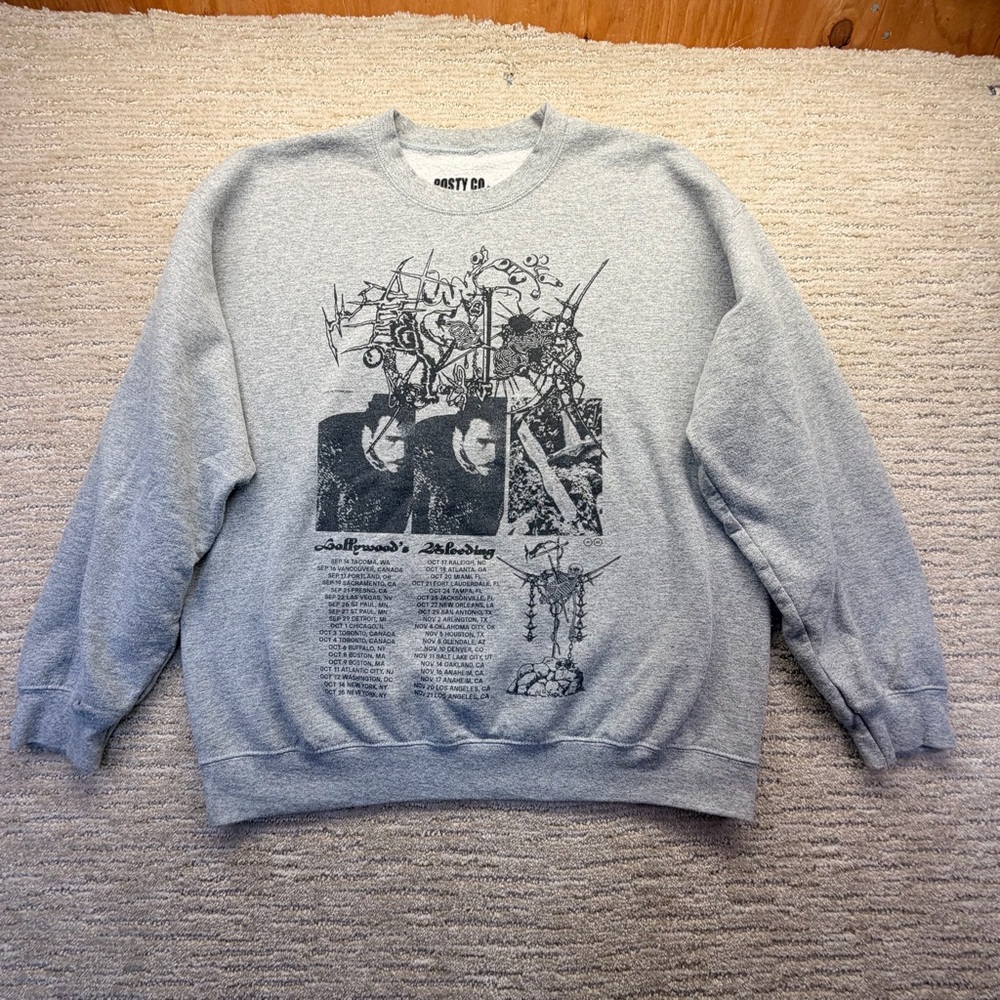 Posty Co Post Malone 2019 Tour Crewneck Sweatshirt